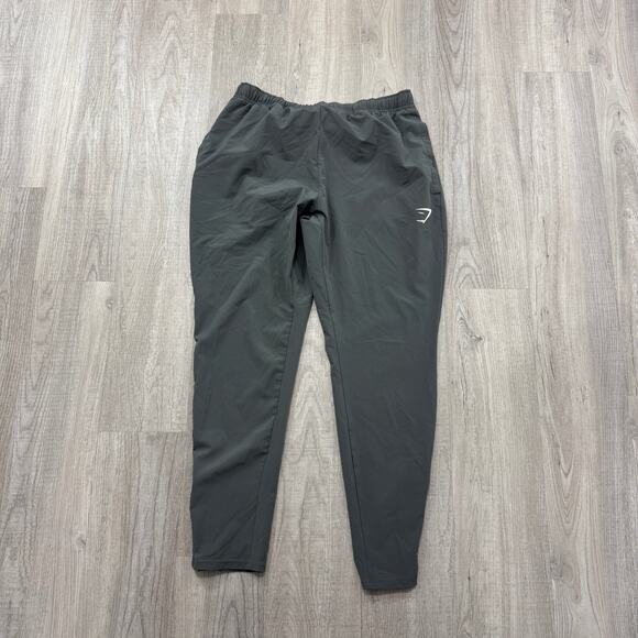Gymshark Arrival Woven Joggers Men's Medium Gray Workout Gym Athletic Sports - Picture 1 of 11